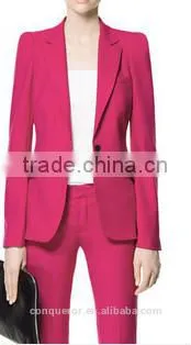 100% merino new wool women suits pant suitsWMSU20150025