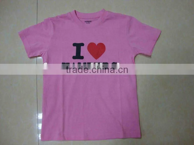 Hot!!! 2012 !!! New Fashion 100%combed Cotton promotion kids jersey Shirt
