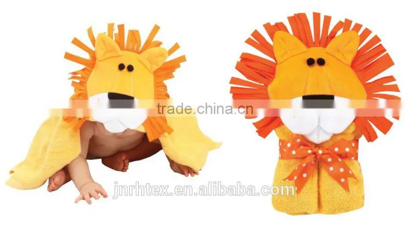 Wholesale hooded baby bath towel clothes