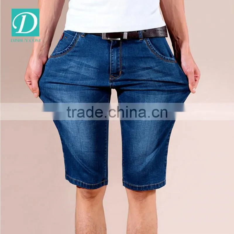 2016 cotton shorts men new short jeans with good elasticity