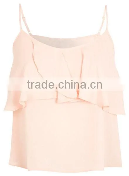 Peach Custom Crop Top Wholesale Blank T Shirts