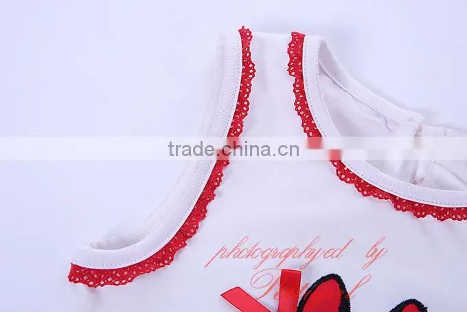 girls short set applique kids outfit