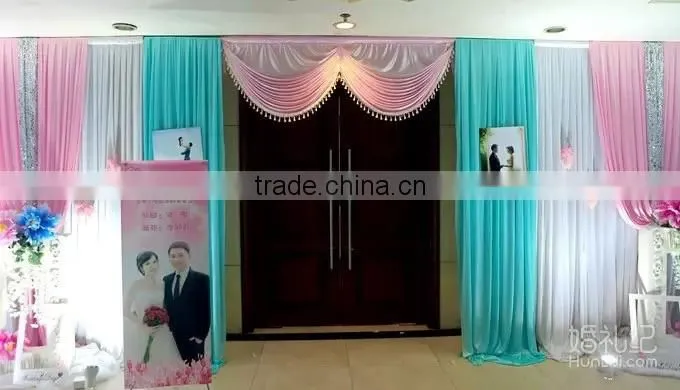 Wedding Backdrop Sparkly Photo Booth Backdrop Gold Sequin Fabric Gold Wedding Curtain with Detachable Swag