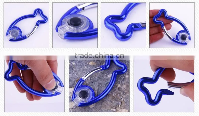 led animal key chain flashlight