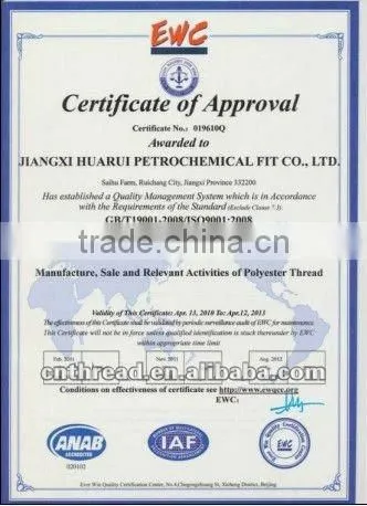 no knots spun polyester yarn embroidery thread