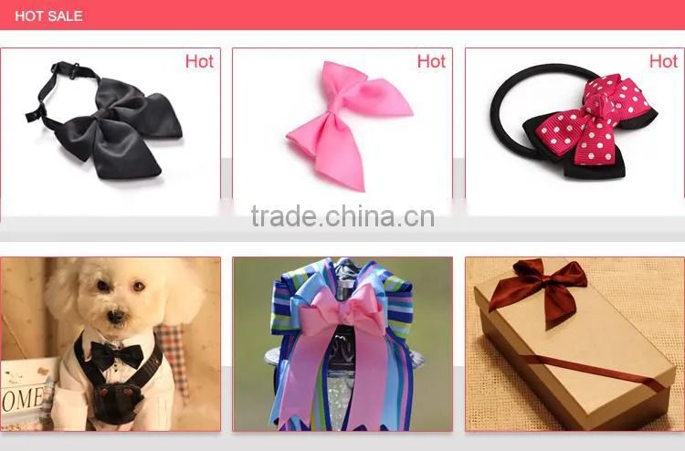 hair bow with elastic hair band