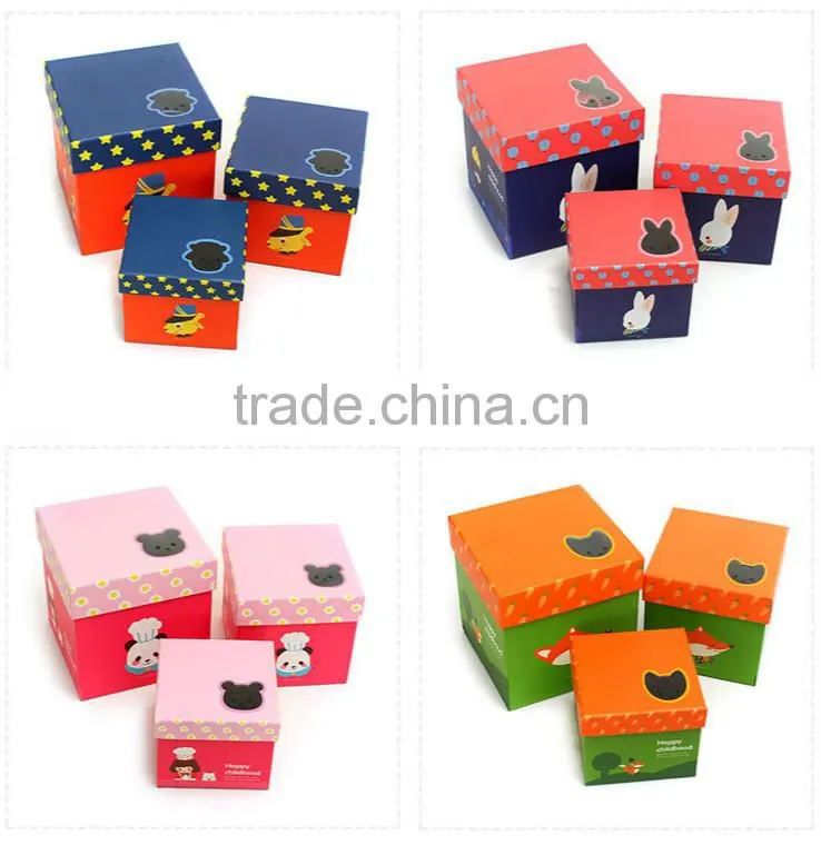 Gift Packaging for Children Gifts,2015 Customized Children Christmas Gift Box