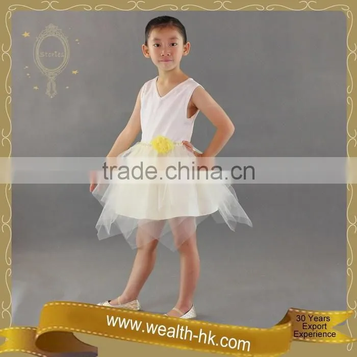 Sweety Elegant Pure Color Girls Princess Dress