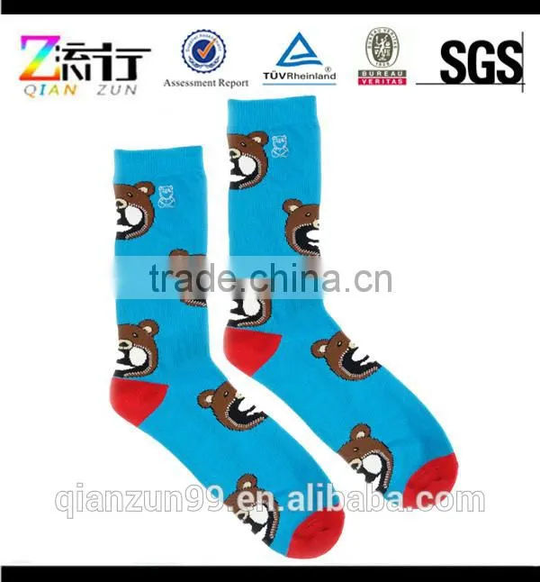 Design your own 100% cotton thin mens socks