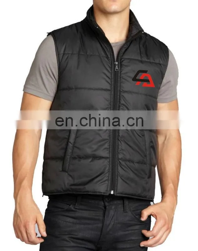 PADDED JACKET FOR MENS / POLYESTER PADDED JACKET/ BLACK PADDED JACKET 2016