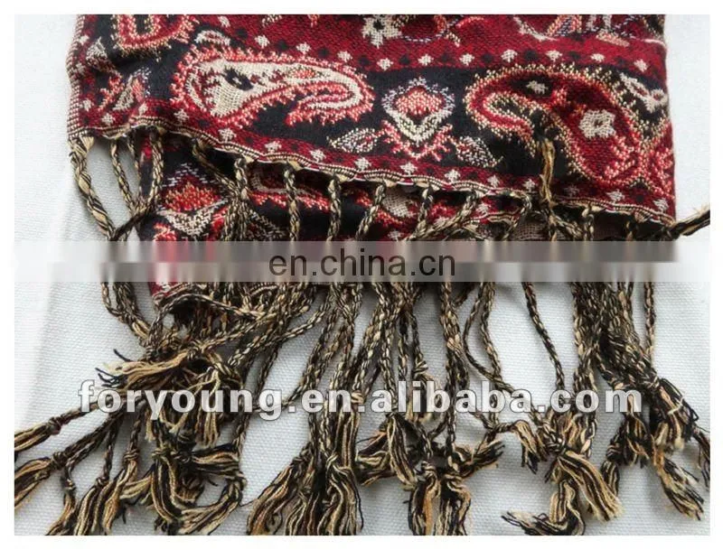 design jacquard artificial cotton shawl