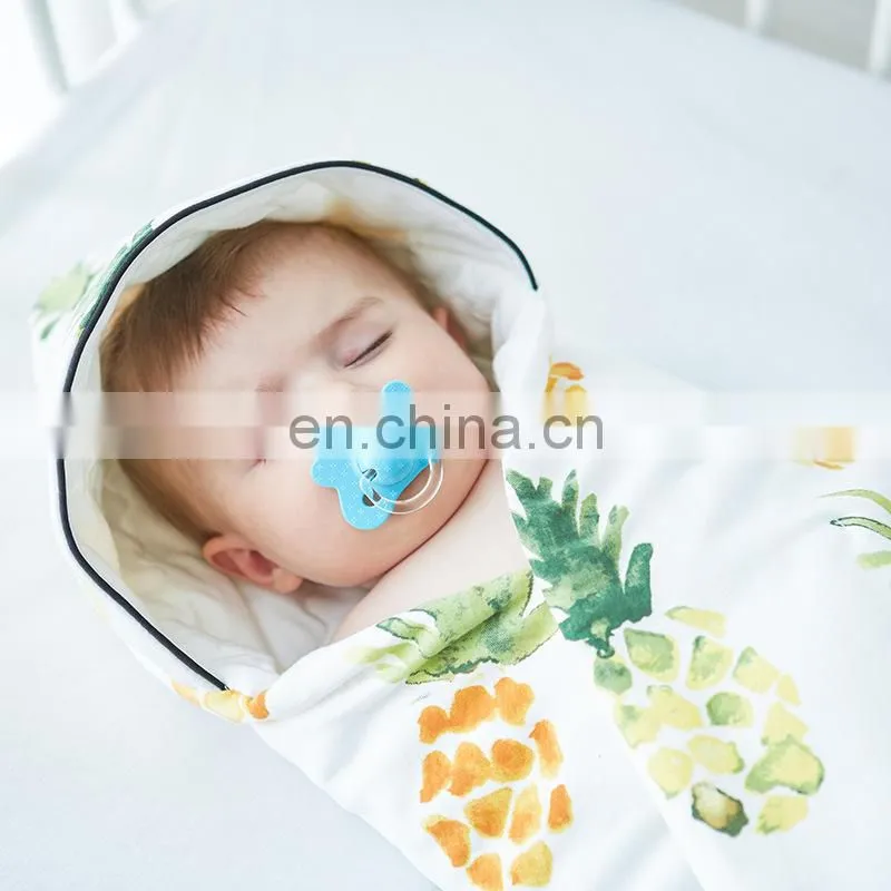 China Manufacturer Newborns Adjustable Swaddle Blankets ASTM Standard