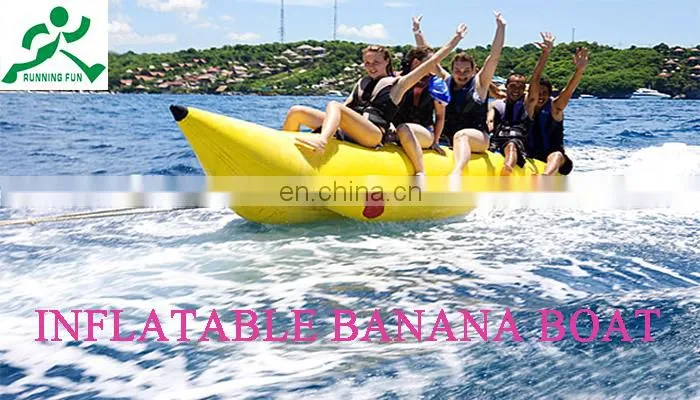 Customized inflatable banana towable boat FB25