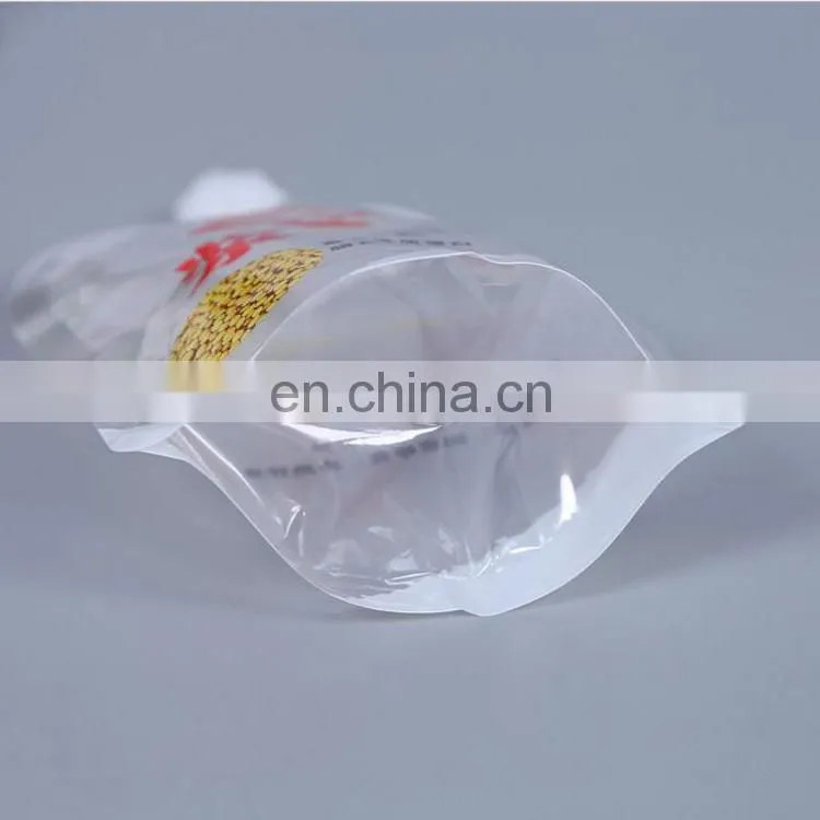 manufacturer customized transparent plastic reusable spout pouch for soymilk/juice liquid drinking pouch with 250ml