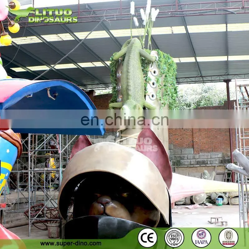 Plaza Playground Large Fiberglass Statue Attractive Model Simulation Boot