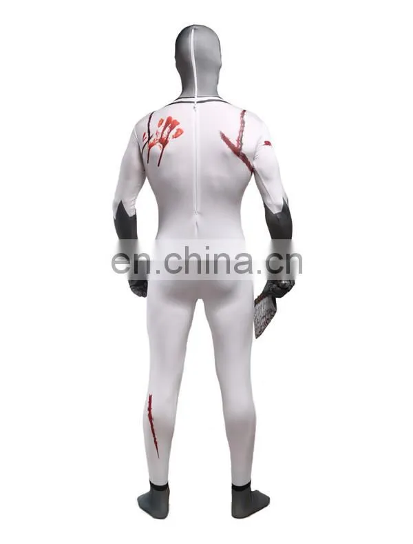 Morph Suits Crazy Doctor Full Body Spandex Zentai Costume Cosplay Blood