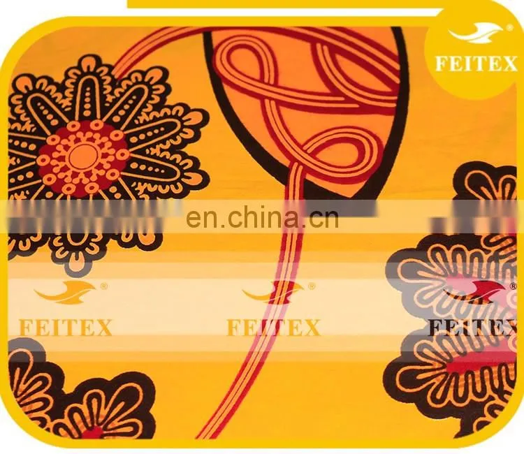 High Quality Super Wax Hollandais Cotton Textile Fabric for African Clothes