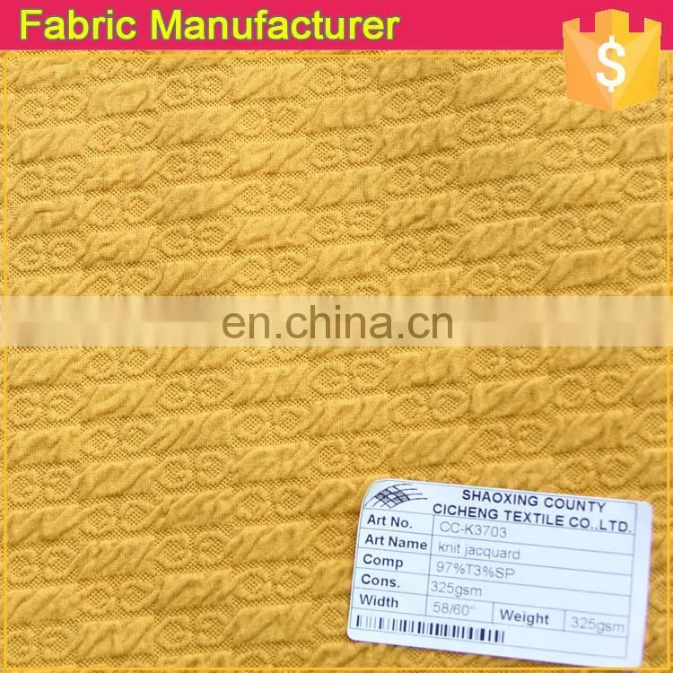new design fabric knitted,polyester cotton fabric knitted,pretty double knit jacquard