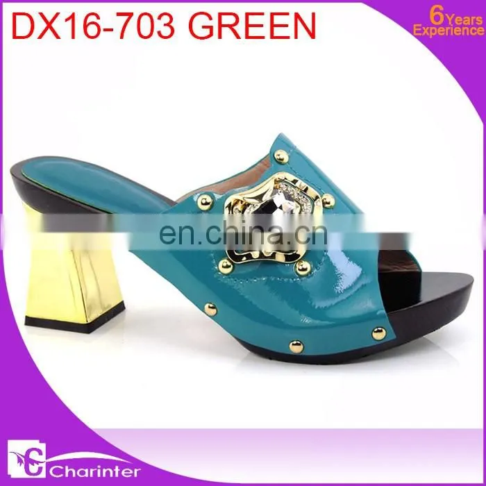 african ladies slipper square heel ladies shoes wholesale italian ladies hsoes