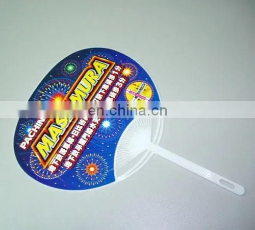 Custom Japanese sticker hand fan