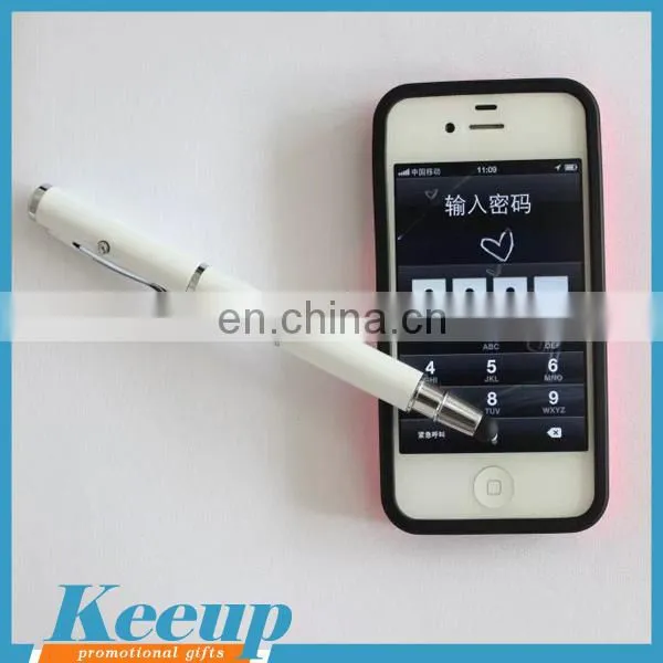 Hot sale Mini laser pointer with touch screen pen