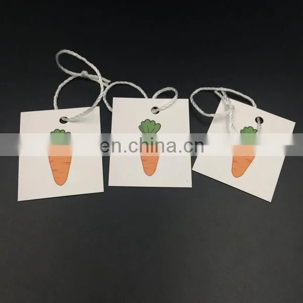 wholesale new design art paper printing cheap custom hang tags