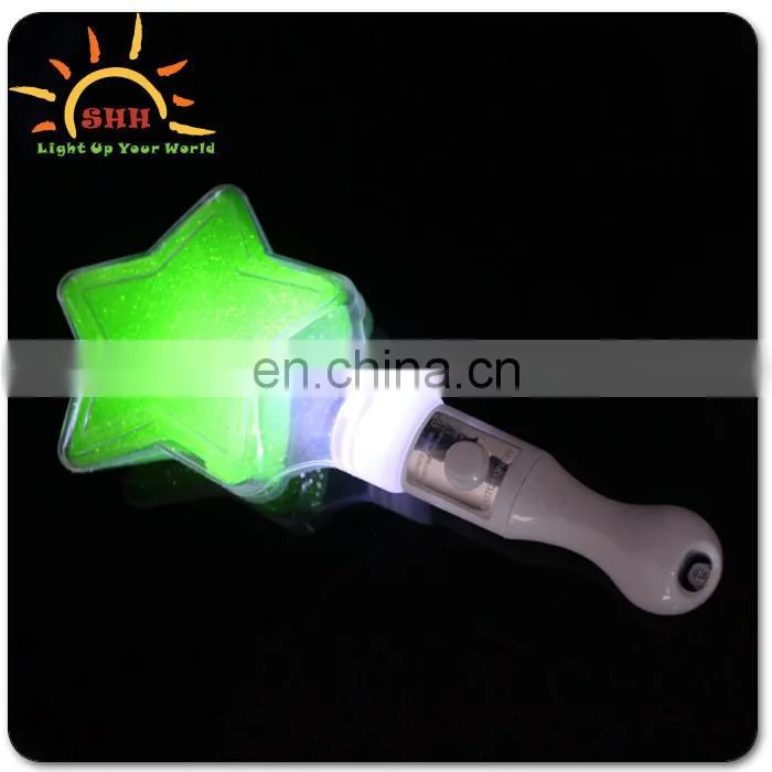 Led five star glow stick for kids
