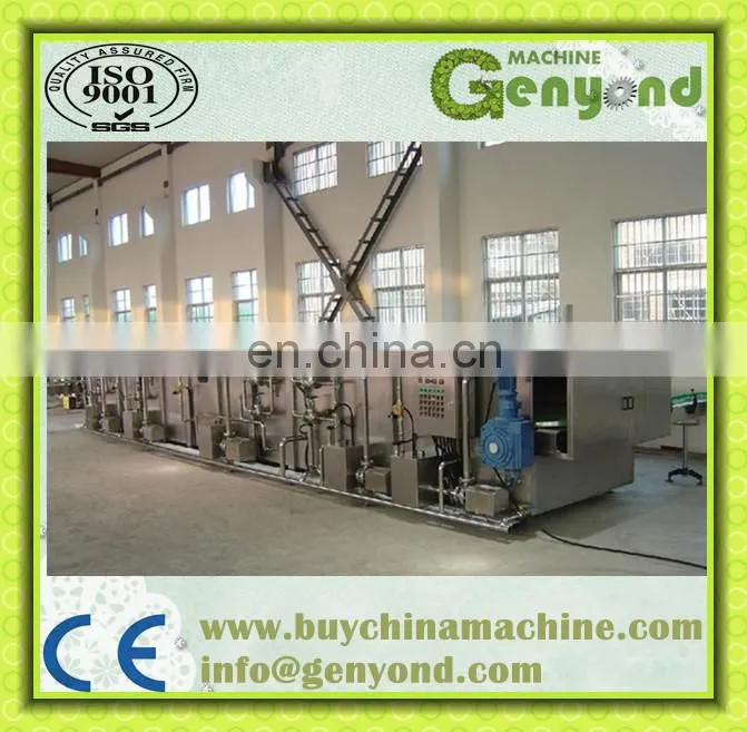 Spraying Cooling Tunnel for Bottled Juice Pasteurization and cooling