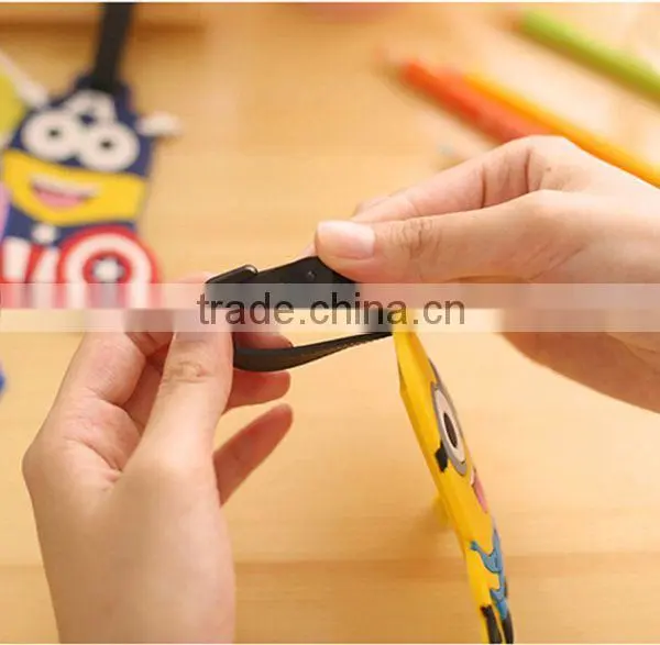 Cute color figure silicone luggage tag