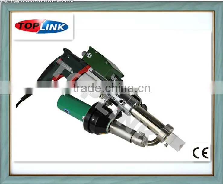 Convenient operation plastic extruing welder with humanized structure