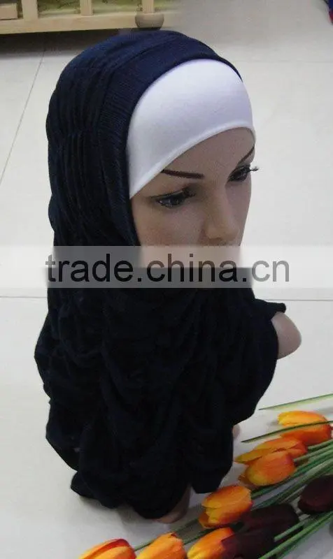 A227 Fashion new two pieces muslim hijab