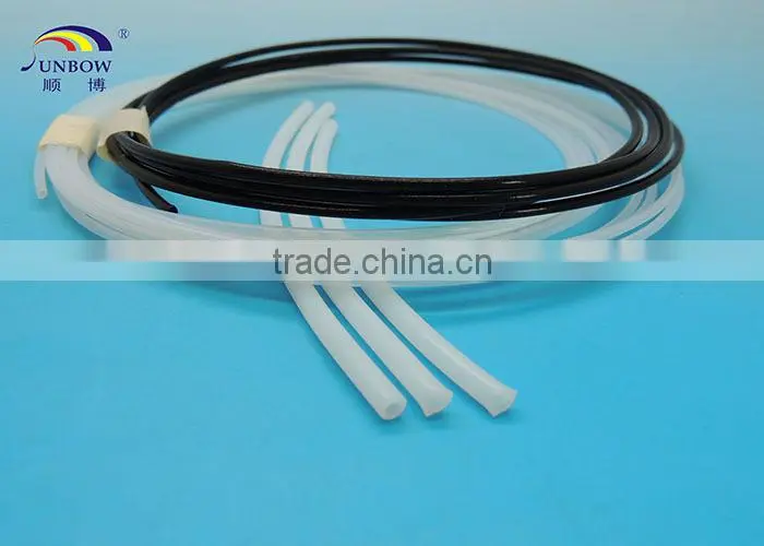 High Temperature Withstand Transparent 2.0*4.0MM Extruded PTFE Tubes For 3D Printers
