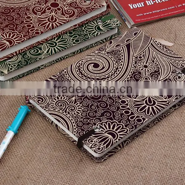 high quality customized binder hardcover notebook Hot sell new design pattern notebook