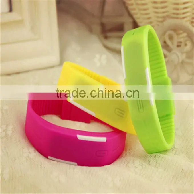 2012 Fashion Women's Jelly LED Bracelet Watches, LED Watches Manufacturer&Supplier&Exporter