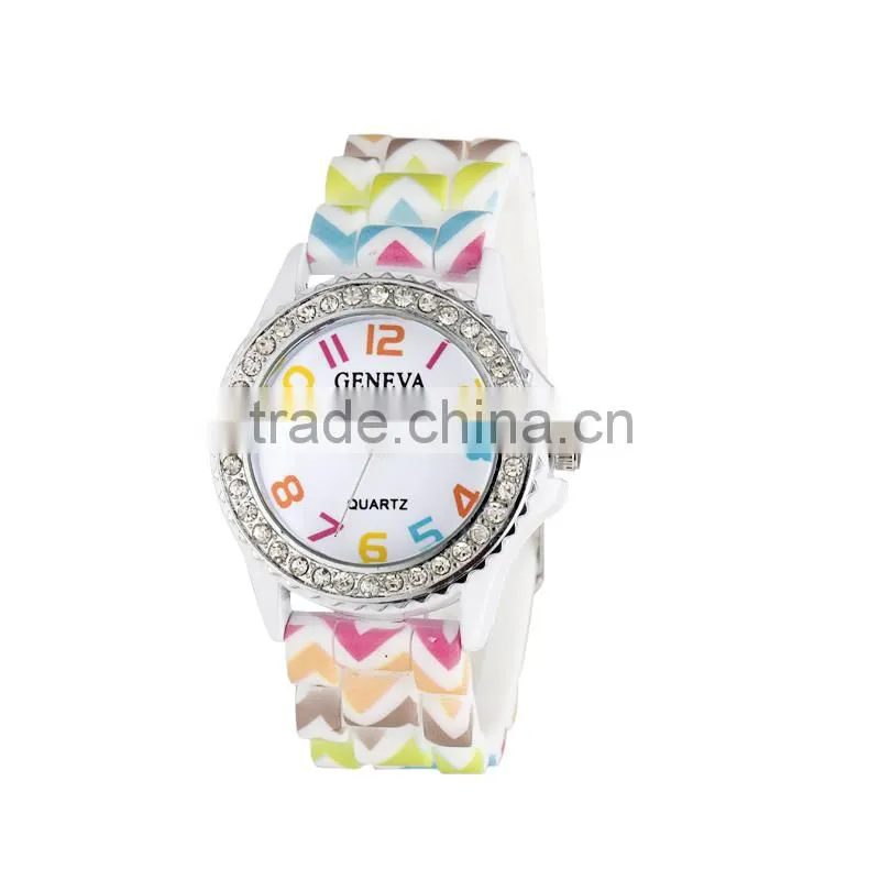 2015 japan movt high grade print flower woman watches