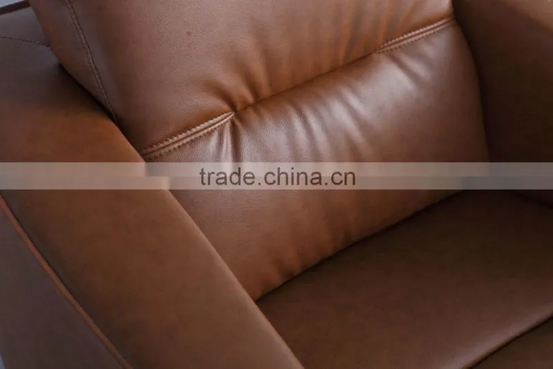2016 Genuine leather sofa single seat item 8055