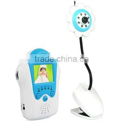 2.4GHz 1.5inch TFT LCD wireless baby monitor with flower