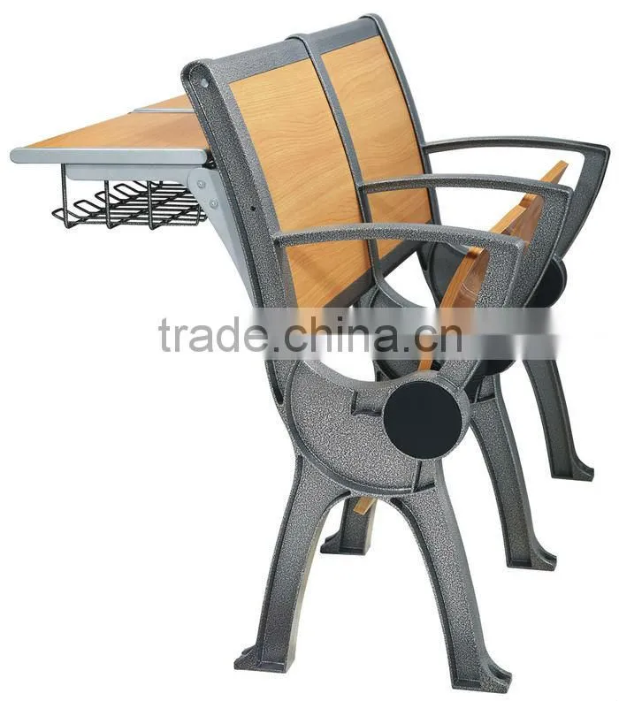 Strong college university desk and chair TC-905A-V for school