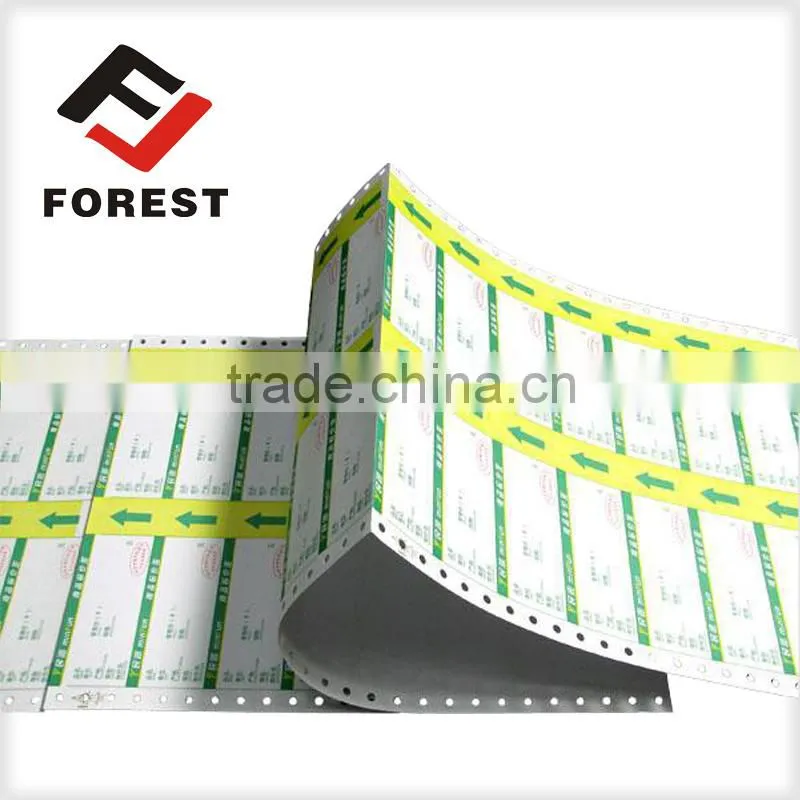 Roll packing thermal self adhesive price label