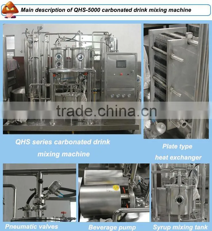5000 liters per hour automatic beverage mixer