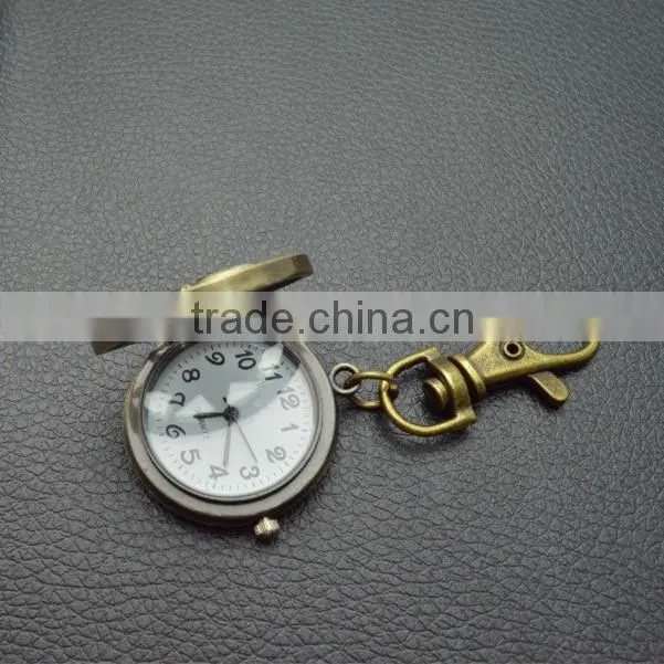 Fashion key chain for wholesale, pocket watch stand