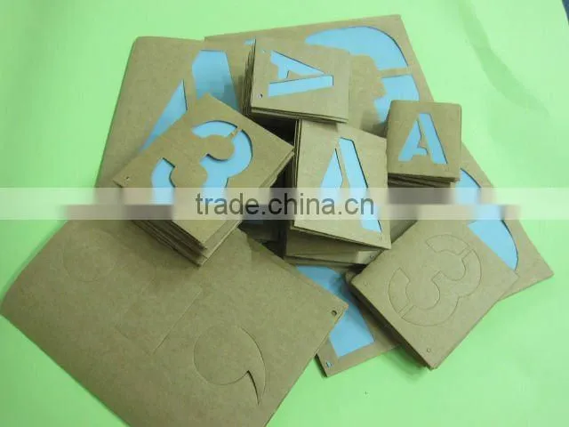 Paper stencil cards,paper stencils,plastic shape stencils