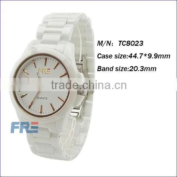 brand watch white ceramic watch unisex