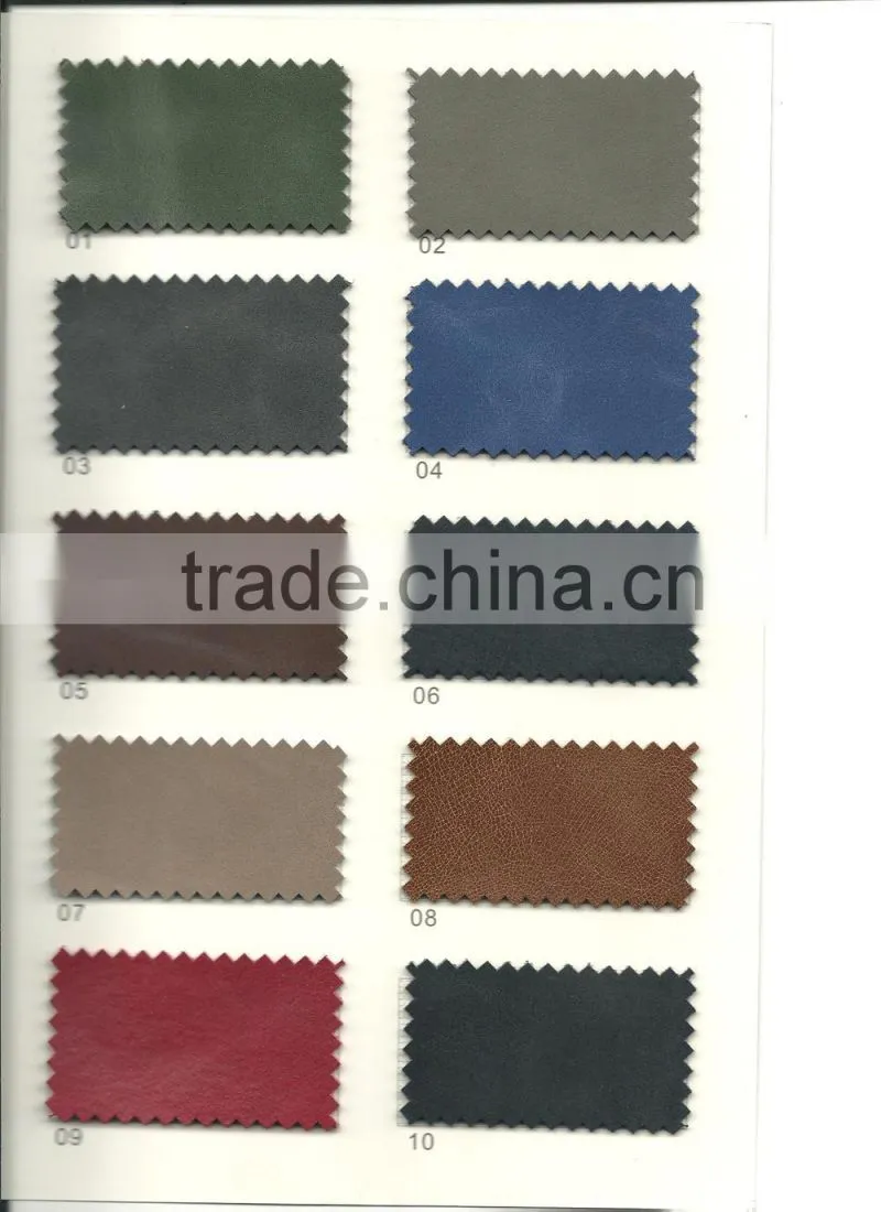 Crazy horse leather for vintage hat leather