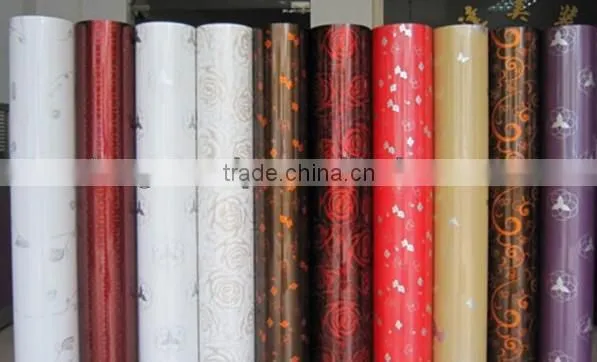 Customized PVC Wood Grain Film For Decoration