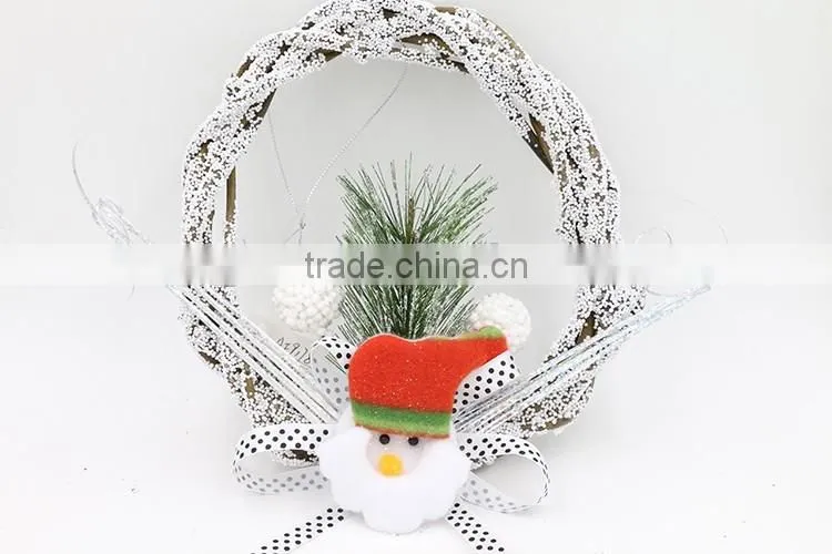 Felt Santa Claus Hanging Wooden Ornaments Gifts Enfeites De Natal Wholesale Decoration Suppliers Christmas Garland