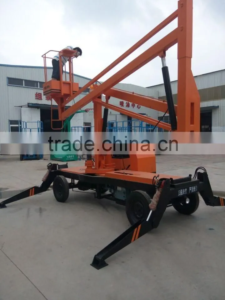 10-15m lifting height Crank arm folding work platform