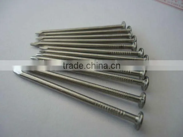 black/galvanized grooved concrete nails