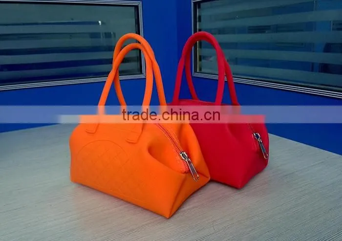 2016 Customizing silicon small tote bag