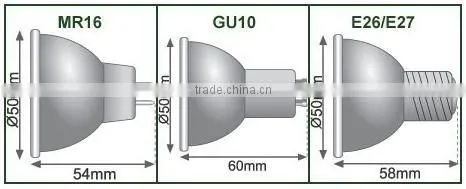 4W Cree led gu 10 led bulb